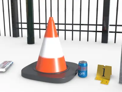 Street Elements 3D model