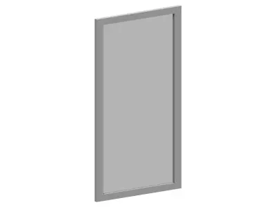 Glass door Free 3D model