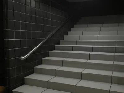 Subway Station Free low-poly 3D model