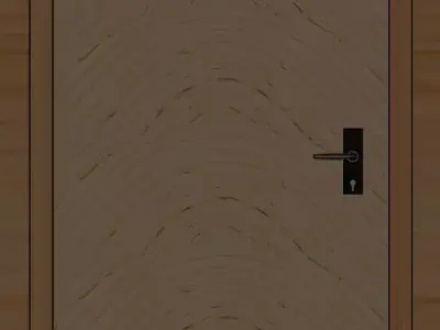 Wooden House  Cabin 3D Model   Architectural Design Low-poly 3D model