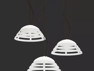 INCIPIT three pendant lights 3D model