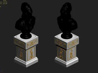 Warriors Area - Sculpture 03 3D model