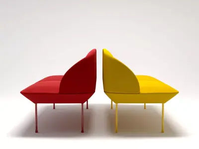 Oslo 2-seater 3D model