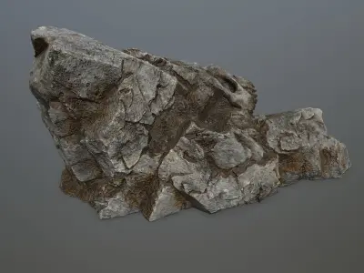Skull Cave Low-poly 3D model shop