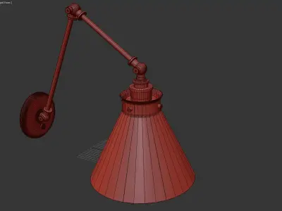 Parkington Double Library Wall Light 3D model