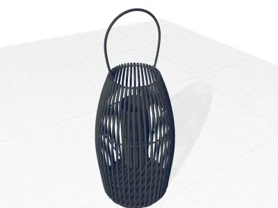 Trendy Metal Lantern 3D model