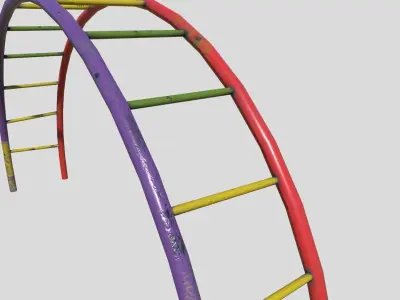 Old Arc Climber Low-poly 3D model