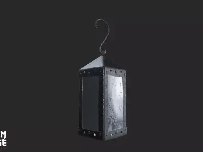 Lantern Low-poly 3D model shop