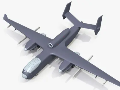  Stealth Tactical Strike Drone Gray 
