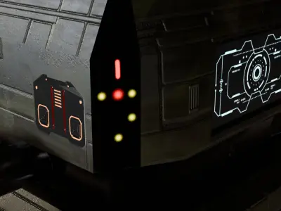 Battle Droid Low-poly 3D model