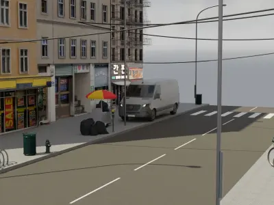 street1 graffiti ages Free 3D model