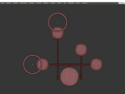 ZINGY SCONCE Low-poly 3D model