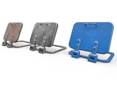 Old Hatch v2 Low-poly 3D model