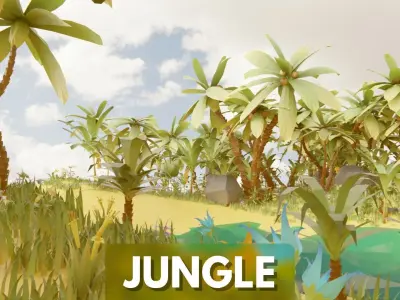 Low Poly Biome Mega Pack