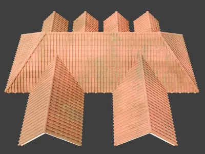 Realistic Roof Collections 34 3D model