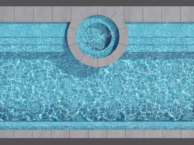 SWIMMING POOL NO112 A 3D model