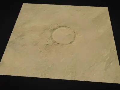 Meteor Crater 3D model
