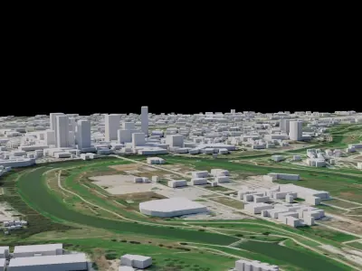 Fort Worth - USA 3D model