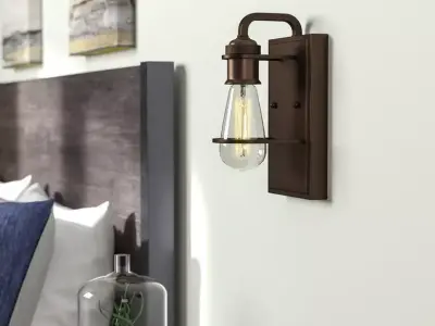 Cloutier Armed Sconce Free 3D model