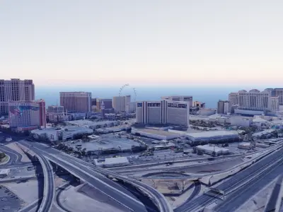 USA - Las Vegas City photogrammetry 2 3D model