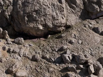  Big Cliff Terrain Scanned StemCell 