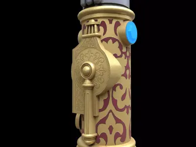 Trans Temportal Sonic Screwdriver 3D model