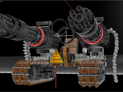 Gaming concept model  3D model