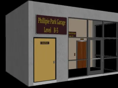 Elevator Lobby 3D model