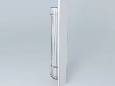 Bronze Candle Sconce 3D model