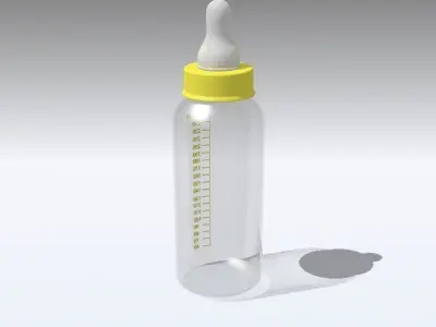 Baby Bottle 01 3D model
