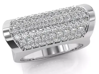 Small fancy mans ring 3D print model