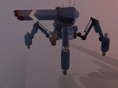 Big Mo Low-poly 3D model