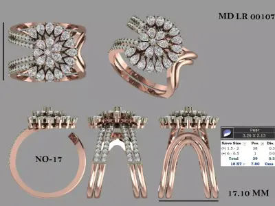 Adjustable Ring 3D print model purchase