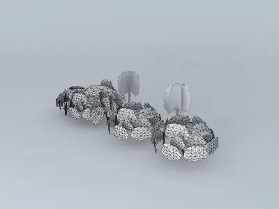 Street trees Minas Gerais Free 3D model