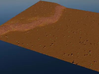 High-polly Desert Environment Pack 3D model