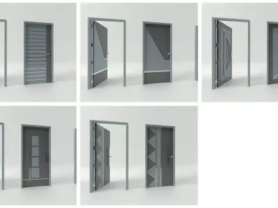 Door sets 16 3D model