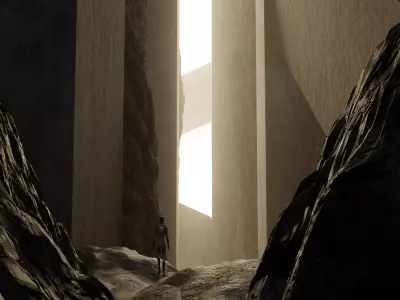 Ancient Cave 3D model