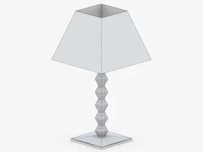 1391 - Table Lamp Low-poly 3D model