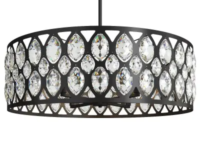Z Lite 6010 30MB Dealey 8 Light Chandelier Low-poly 3D model
