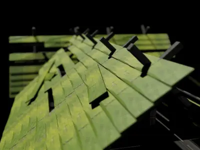 Abandoned cabin Free low-poly 3D model