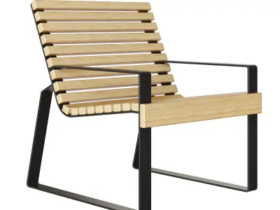 Outdoor furniture from the Gloria series 3D model