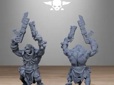 Orkaz Tribal Infantry 3D print model