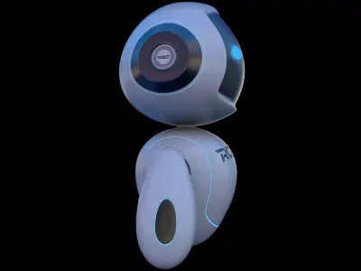 Cartoon Baby Robot 3D model