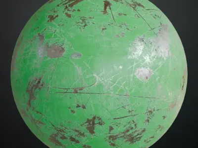 Painted Metal Surface PBR Seamless Texture purchase