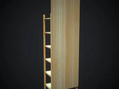 Wooden Stillage Low-poly 3D model