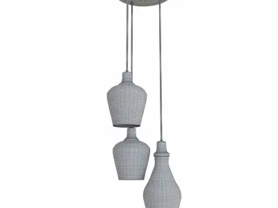 Modern Chandelier 5 3D model