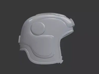 Omega Helmet 3D Printable 3D print model