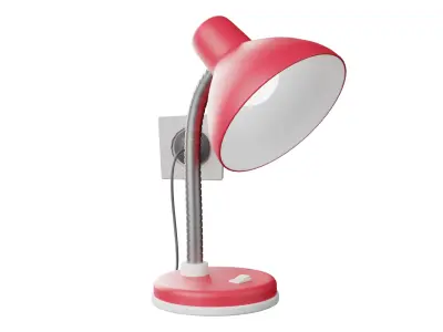 3D Study Lamp With Rig 3D model