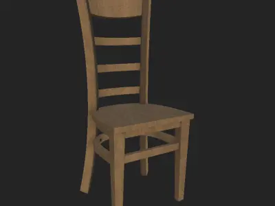 Chairs and Table 3D model