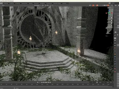 Sanctuary Of Yggdrasil 3D model